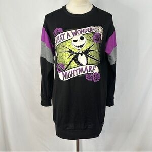 Disney Nightmare Before Christmas Womens Size Small Sleepwear Sweater Dress‎